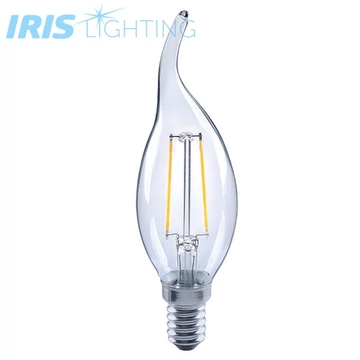 Iris Lighting Filament Bulb Longtip FLCT35 4W/4000K/360lm aranyszínű gyertya E14 LED fényforrás