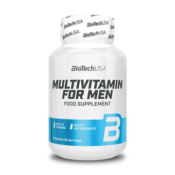 Multivitamin, 60 tabletta, férfiaknak, BIOTECH USA