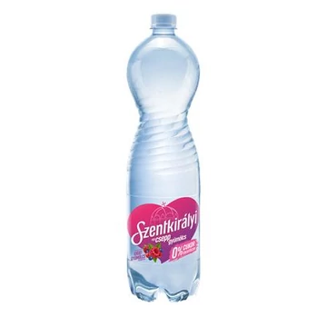 Ásványvíz, ízesített, SZENTKIRÁLYI, 1,5 l, "Egy csepp gyümölcs", erdei gyümölcs