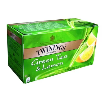 Zöldtea, 25x1,6 g, TWININGS "Green Tea &amp; Lemon”