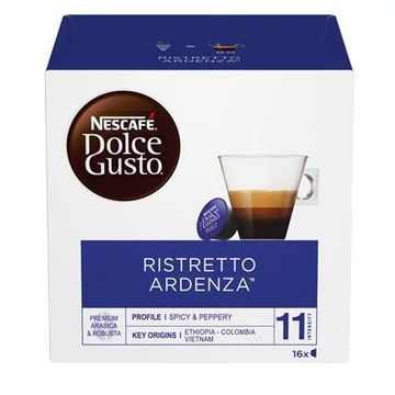 Kávékapszula, 16 db, NESCAFÉ "Dolce Gusto Ristretto Ardenza"