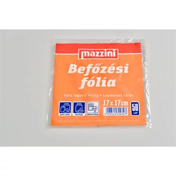 Befőzési fólia MAZZINI 17x17cm 50 darabos