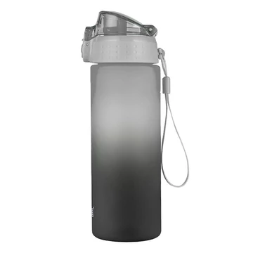 Kulacs OXY CLICK műanyag BPA-mentes 600 ml Ombre fekete-szürke
