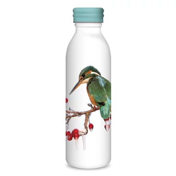 Kulacs duplafalú ARS UNA fém 600 ml Máté Bence-Kingfisher 5534