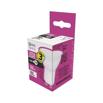 Emos ZQ8341 classic MR16 4,5W 350lumen GU10 LED izzó