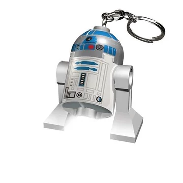 Kulcstartó, LED világítással, LEGO "Star Wars R2D2"