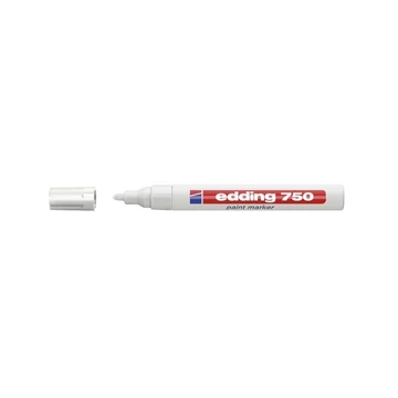 Lakkmarker, 2-4 mm, EDDING "750", fehér