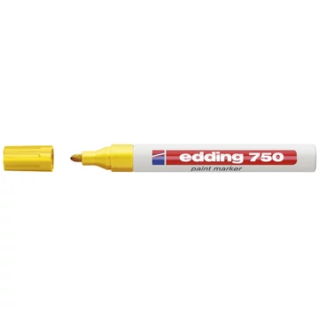 Lakkmarker, 2-4 mm, EDDING "750", sárga