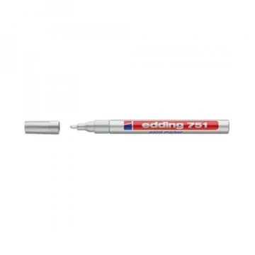 Lakkmarker, 1-2 mm, EDDING "751", ezüst