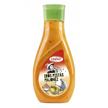 Majonéz UNIVER erős pistás 400 g