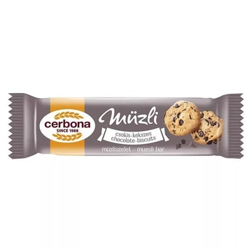 Müzliszelet CERBONA kekszes-csokoládés 20 g