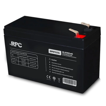 NJOY Akkumulátor - GP07121L (12V/7Ah, T1/F1, zárt, gondozás mentes, AGM)