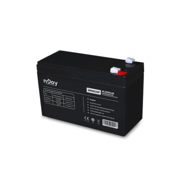 NJOY Szünetmentes akkumulátor - GP09122F (12V/9Ah, T2/F2, zárt, gondozás mentes, AGM)