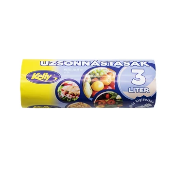 Uzsonnás és hűtőtasak KELLY rollnis 25x35 cm 3L 100 darabos
