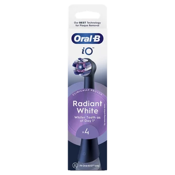 Oral-B iO Radiant White 4 db-os RB fogkefefej szett - új