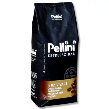 Kávé, pörkölt, szemes, 1000 g, PELLINI "Vivace"