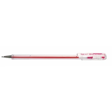 Golyóstoll, 0,35 mm, kupakos, PENTEL "Superb BK77", rózsaszín