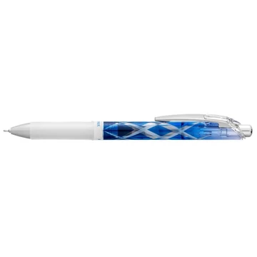Zseléstoll, 0,25 mm, nyomógombos, PENTEL "EnerGel BLN75 Kiriko, Flying Arrow", kék