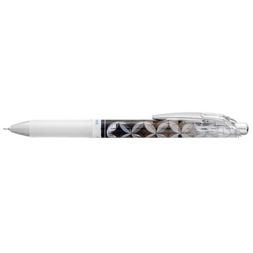 Zseléstoll, 0,25 mm, nyomógombos, PENTEL "EnerGel BLN75 Kiriko, Shippou", kék