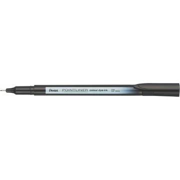 Tűfilc, 0,4 mm, PENTEL "Pointliner", fekete