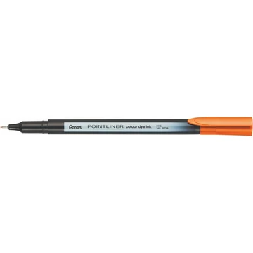 Tűfilc, 0,4 mm, PENTEL "Pointliner", narancssárga