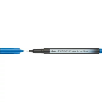 Tűfilc, 0,4 mm, PENTEL "Pointliner", jégkék