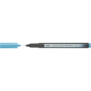 Tűfilc, 0,4 mm, PENTEL "Pointliner", tengerkék