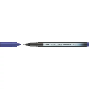 Tűfilc, 0,4 mm, PENTEL "Pointliner", sötétlila