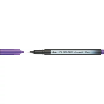 Tűfilc, 0,4 mm, PENTEL "Pointliner", ibolyalila