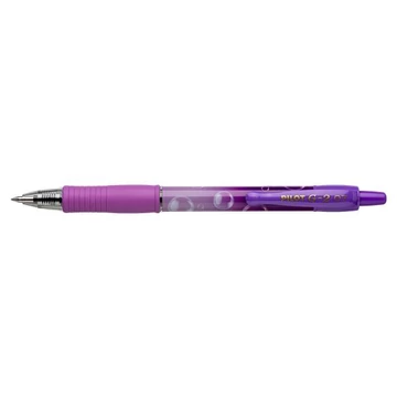 Zseléstoll PILOT G2 Bubble 0,7 lila test kék írásszín