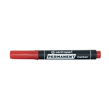 Permanent marker 1-4,6mm, vágott hegyű, Centropen 8576 piros
