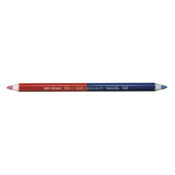 Postairón KOH-I-NOOR 3423 hatszögletű vastag piros-kék