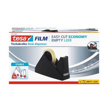 Csomagolószalag adagoló, asztali, TESA "Easy Cut Economy"