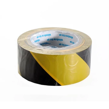 Ragasztószalag, padlójelölő, fekete-sárga 50mmx33m Sintertop