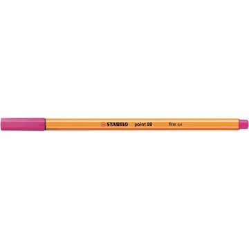 Tűfilc, 0,4 mm, STABILO "Point 88", rózsaszín