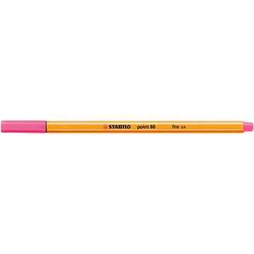 Tűfilc, 0,4 mm, STABILO "Point 88", pinkes lila