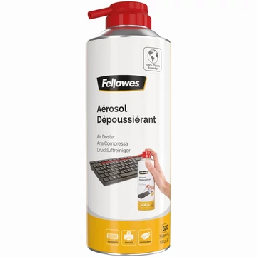 Sűrített levegős porpisztoly, HFC mentes, gyúlékony, 520 ml/350 ml, FELLOWES