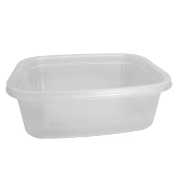 Svédtál elviteles doboz PP 500 ml natúr  50 darabos 10762