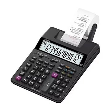 Számológép, szalagos, 12 számjegy, 2 színű nyomtató, CASIO "HR-150RCE"