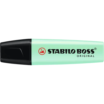 Szövegkiemelő, 2-5 mm, STABILO "BOSS original Pastel", menta
