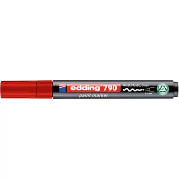 Lakkmarker, 2-3 mm, PCR, EDDING "790", piros