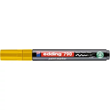Lakkmarker, 2-3 mm, PCR, EDDING "790", sárga