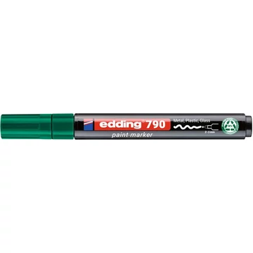 Lakkmarker, 2-3 mm, PCR, EDDING "790", zöld