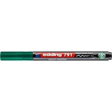 Lakkmarker, 1-2 mm, PCR, EDDING "791", zöld