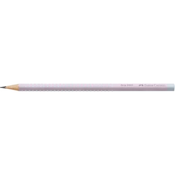 Grafitceruza, B, háromszögletű, FABER-CASTELL "Grip 2001 Flow", rózsaszín-égkék