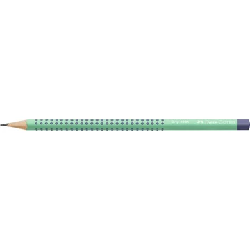 Grafitceruza, B, háromszögletű, FABER-CASTELL "Grip 2001 Flow", türkiz-kék