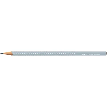 Grafitceruza, B, háromszögletű, FABER-CASTELL "Sparkle Aurora", jégkék