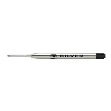 Golyóstollbetét, 0,8 mm, góliát, ICO "Silver", fekete