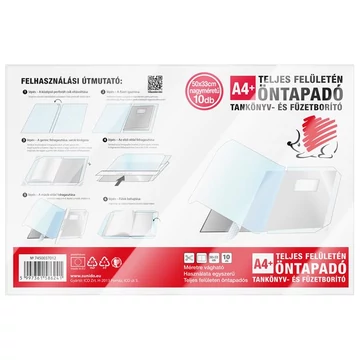 Füzet- és Tankönyvborító ICO Süni A/4 öntapadós 10 darabos