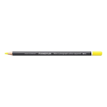 Akvarell színes ceruza, hatszögletű, STAEDTLER "Mars® Lumograph® 104", sárga